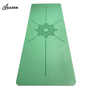 Estera de <span class=keywords><strong>Yoga</strong></span> verde personalizada de 5mm, estera de ejercicio al aire libre con agarre bonito, estera grande personalizada <span class=keywords><strong>para</strong></span> Fitness <span class=keywords><strong>para</strong></span> parques y jardines - Product Image 4
