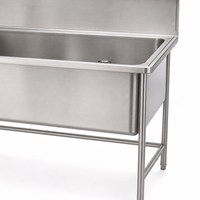 Évier de lavage industriel en acier inoxydable 304L poli CNC, soudé et électro-polissu, OEM, pour cuisines commerciales