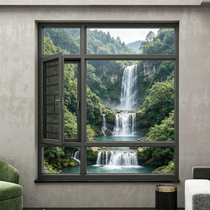 <span class=keywords><strong>Ventanas</strong></span> Residenciales de Aluminio con Vidrio Templado, Doble Sellado, Bajo Emisivo, con Argón, de Apertura Abatible y Retención por Fricción - Product Image 4