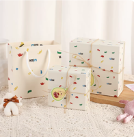 Boîte d'emballage de cosmétiques personnalisée avec logo, motif à pois, pour cadeaux, maquillage, parfum, recyclable, haut de gamme, mignonne, taille moyenne