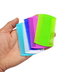 Peignes à dents fines double face avec dents en plastique Peigne à poux et lentes pour le traitement des poux <span class=keywords><strong>de</strong></span> tête - Product Image 2