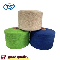 Fil à tricoter mélangé en coton régénéré chiné Nm1/10 Nm1/20 Nm2/34 pour tissage, motifs teints, recyclé, provenant d'usine