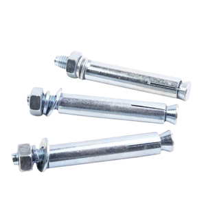 Pernos de anclaje de cuña de acero al carbono del fabricante Pernos de expansión 5/16 '/3/8' Acabado Chapado en zinc para aplicaciones de construcción