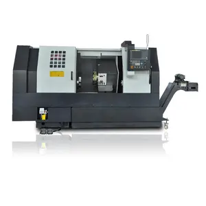 KT40 protótipo rápido serviço oem barato duplo eixo vertical torno cnc máquina y eixo fanuc controle