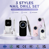 Machine à ongles sans fil 40000 tr/min à moteur sans balais, rechargeable, vente directe usine, OEM/ODM