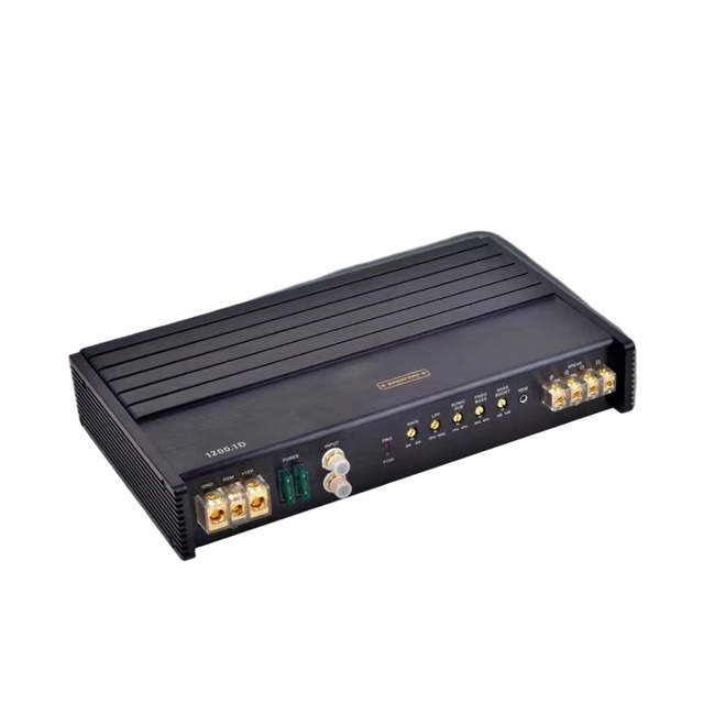 Professional 12V Car Audio Amplifier 100W*4 High Power 4-Channel Class AB with Crossovers