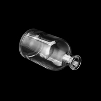 Bouteille diffuseur de parfum en verre transparent à épaules rondes élégantes 245 ml, finition personnalisée pour la maison