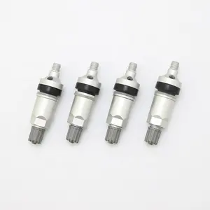 Wholesale Anodize Aluminum Gray Tire Valve Stems For KIA Aluminum Alloy Tubeless TPMS Sensor Tire Valve For Hyundai