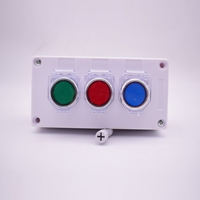 Boîte de bouton START/STOP blanc jaune 1/2/3/4/5 trous boîte de commande d'interrupteur à bouton en plastique ABS