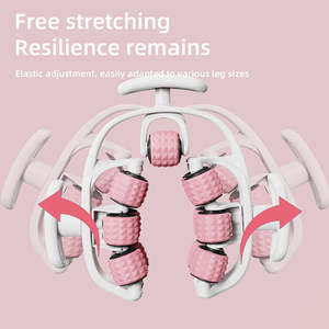 GORDON OEM Masajeador de drenaje linfático Masajeador de piernas Manual Desmontable TPR Rodillo de masaje de pantorrilla Muestra gratis Rodillo anticelulítico - Product Image 1