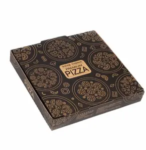 Caja de pizza en pavo caja de pizza de cartón caja de entrega de pizza de fibra de vidrio para scooter y motocicleta