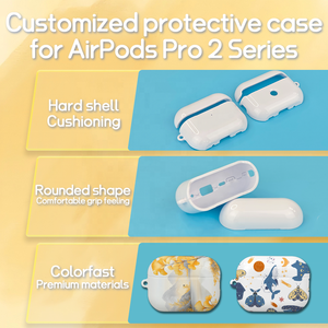 Funda para Auriculares Sublimable Personalizada al por Mayor de Prosub, Funda de PC Recubierta para Sublimación para <span class=keywords><strong>Airpods</strong></span> <span class=keywords><strong>Pro</strong></span> 2 - Product Image 4