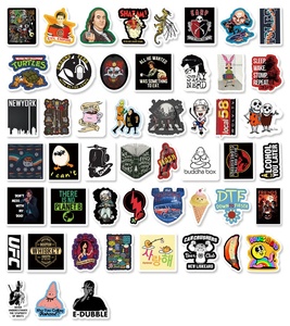 50 pz divertente Spoof umorismo lettera personaggio Washi etichetta adesivo in vinile <span class=keywords><strong>per</strong></span> bottiglia frigo muro auto bici <span class=keywords><strong>adesivi</strong></span> Graffiti - Product Image 5