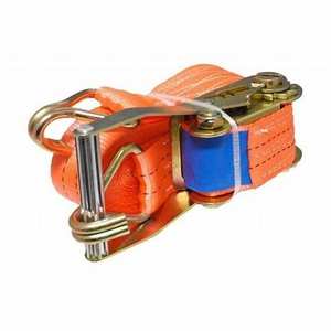 Sangles à cliquet <span class=keywords><strong>de</strong></span> <span class=keywords><strong>10</strong></span> <span class=keywords><strong>tonnes</strong></span> pour tendeur <span class=keywords><strong>de</strong></span> camion Sangles à cliquet à double crochet en J avec crochet plat personnalisé - Product Image 4