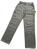 Logo personnalisé 16 oz toile de coton pantalon de travail genou Patch Rivets style bûcheron hommes jean lavage de pierre flocon de neige singe lavage 16 oz