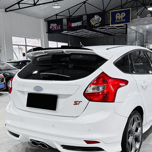 Ford Focus Mk3 St Line St 2011 2017 Rear Trunk Spoiler Carbon Fiber Texture Abs Ducktail Roof Spoiler Modification - Product Image 2