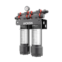 Aicksn Prix d'usine Filtre à eau à osmose inverse Purificateur d'eau Hot & Cold Ro Filter Coffee Counter Top House Water Filter