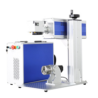 Machine de marquage CO2 de type split 20W 30W 50W 100W, nouvelle, portable, de table, avec axe rotatif DXF pour tasses, bouteilles, gobelets métalliques, usage industriel