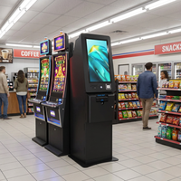 Oyuncu Kartı Bozukluk Değiştirme Şarj Makinesi Hediye Kartı Dağıtım Kiosku Beceri Oyunu Kabini için Bulut İzleme Sistemi