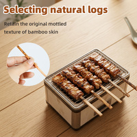 Brochettes de barbecue turques en bois naturel, écologiques et biodégradables