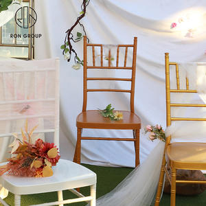 China Chiavari cerimônia Catering luxo ouro cadeira metal chivari chavari Tiffany Hotel evento festa casamento salão móveis cadeira - Product Image 2