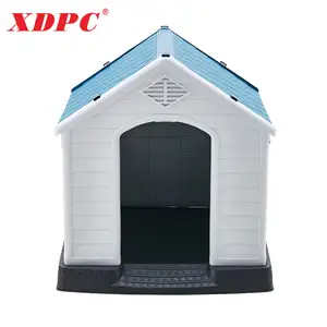 XDPC luxury plastic pet dog bed house kennel for dog New Wholesale Indoor Outdoor Plastic New Pet Dog house Kennel