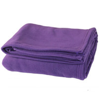 Couverture de secours en polaire vert militaire couleur unie anti-boulochage couverture polaire d'urgence couverture extérieure