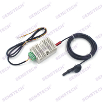 Joint métallique G1/2 "boîtier fileté 4 fils câble 3M capteur de température PT100 + sortie numérique RS485 Modbus
