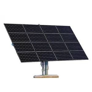Sistema de rastreamento solar 5kw, controlador de rastreamento solar de eixo duplo, suporte rastreador solar