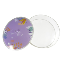 Boîte de rangement ronde de qualité alimentaire de grande capacité Vitrine alimentaire en vrac Boîte acrylique transparente pour présentoir à biscuits