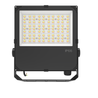 Projecteur LED à télécommande 200W pour éclairage extérieur avec puissance sélectionnable et température de couleur réglable, lampe d'extérieur