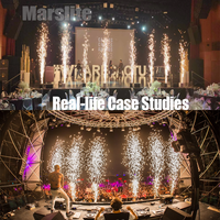 2 pièces 600W Machine à étincelles froides professionnelle audio vidéo et éclairage Effet de scène Fontaine froide Étincelles Feux d'artifice pour fête Mariage