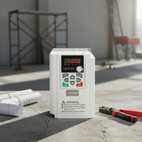 Variateur de fréquence compact MK100 monophasé/triphasé 0,4-4 kW 220 V 380 V avec contrôle vectoriel