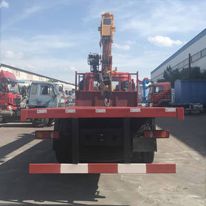 Grúas de Pluma para Remolque HOWO DONGFENG <span class=keywords><strong>ISUZU</strong></span>, Camión de 10 Toneladas con Pluma Telescópica Recta y Plataforma de Cesta - Product Image 6