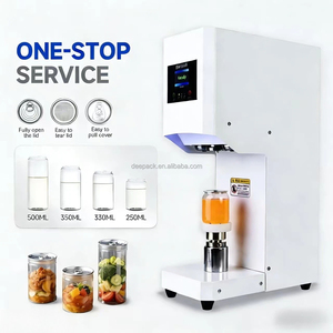 เครื่องปิดฝาขวดแบบโรตารี่อัตโนมัติ ราคาประหยัด สำหรับขวดนม ชาไข่มุก ขวดพลาสติก PET และแก้ว - Product Image 2