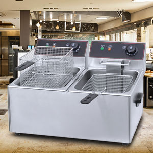 Freidora de Gas eléctrica de 2 tanques y 2 cestas para uso doméstico, restaurante, Hotel, tienda de alimentos agrícolas, Estado nuevo y usado - Product Image 3