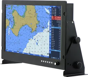 支持ENC导航和通信的海洋电子海图显示和信息系统ECDIS 19 "24" 大型显示器