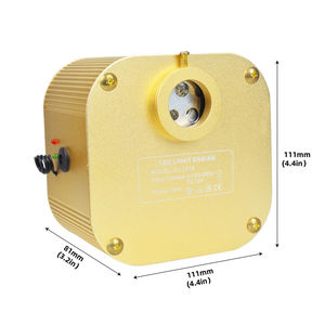 Kit de plafonnier à fibres optiques RGBW 16W DC12V pour toit de voiture - 300/450 LED avec télécommande RF - Product Image 4