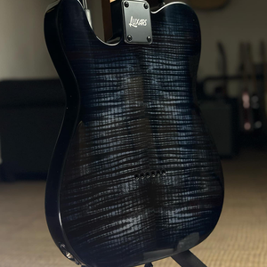 <span class=keywords><strong>Guitarra</strong></span> al por Mayor de Gama Alta TL con Cuerpo Brillante de Chapa de Arce Flameado Real, Mástil Satinado de Arce Flameado, Pastilla Alnico <span class=keywords><strong>V</strong></span>, 22 Trastes y Herrajes Cromados - Product Image 4