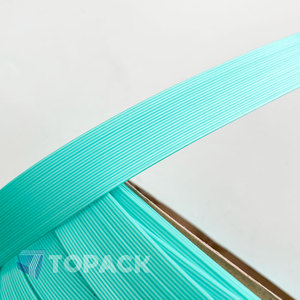 Correa de Amarre de Poliéster Compuesto de Color Azul Verde Personalizada de Fábrica, Correas de 13 mm/1/2, 16 mm/5/8, 19 mm/3/4, 25 mm/1, 32 mm/1-1/4 Pulgadas - Product Image 5