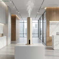Diffuseur d'arômes de luxe en aluminium L300, 500m³, sans eau, corps en alliage 100ml, nébuliseur intelligent à minuterie pour hôtels, bureaux et salles de sport