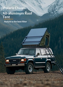 Tenda Atap Mobil Houmu Polaris2 Empat Musim Tiga Lapis Tipe Ekstra Besar Pembukaan Otomatis Cepat Desain Luas Cangkang Paduan Aluminium - Product Image 5