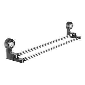 Support mural pour pantoufles à ventouse 30cm 50cm 65cm, sans perçage, rangement minimaliste pour chaussures, étagère de salle de bain - Product Image 1