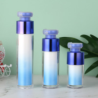 Nouvelle conception de flacon sous vide AS pour eau d'essence et shampoing, cosmétiques multi-spécifications 15/30/5 ml, flacon à lotion à pression PPWR