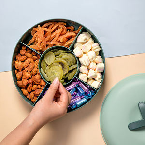 Creative Food Grade Wheat Straw Plastic Food Container Box Nuts Dried Fruit Plate Snaker <strong>Candy</strong> <strong>Tray</strong> - Product Image 4