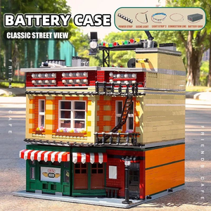 Mould King 16014 4488PCS Serie Street View, Cafetería Old Friends, Bloques de Construcción, Modelo de <span class=keywords><strong>Casa</strong></span>, Juguete Educativo Técnico, <span class=keywords><strong>Regalo</strong></span> Festivo - Product Image 3
