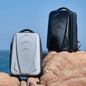 Sac à dos unisexe imperméable et respirant en polyester durable avec chargement USB et coque rigide pour ordinateur portable, idéal pour les voyages transfrontaliers - Product Image 2
