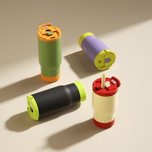 Vaso Térmico Portátil Ecológico de Acero Inoxidable Morado para Oficina, Gimnasio y Viajes, Doble Pared Aislada para Bebidas Calientes - Product Image 5