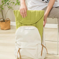 Sac d'ordinateur gonflé en coton quantité minimale de commande bas 13-14 pouces housse d'ordinateur portable housse de protection étui de transport pour MacBook Asus/Dell Xps en couverture