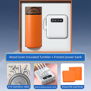 New High End 2 trong 1 chân không Flask & ngân hàng điện tổ chức sự kiện Bộ quà tặng của công ty ý tưởng cho khách hàng - Product Image 3